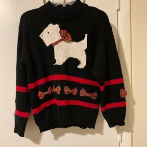 Vintage 80s Spice of Life Scottie Dog with Plaid Bows
Ugly Christmas Sweater